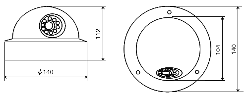 NM−DMO310VP 外形寸法図