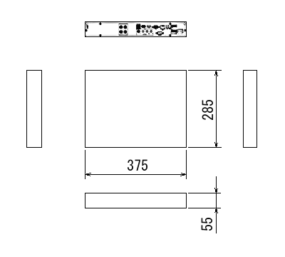 NM−HDCVIR04 外形寸法図